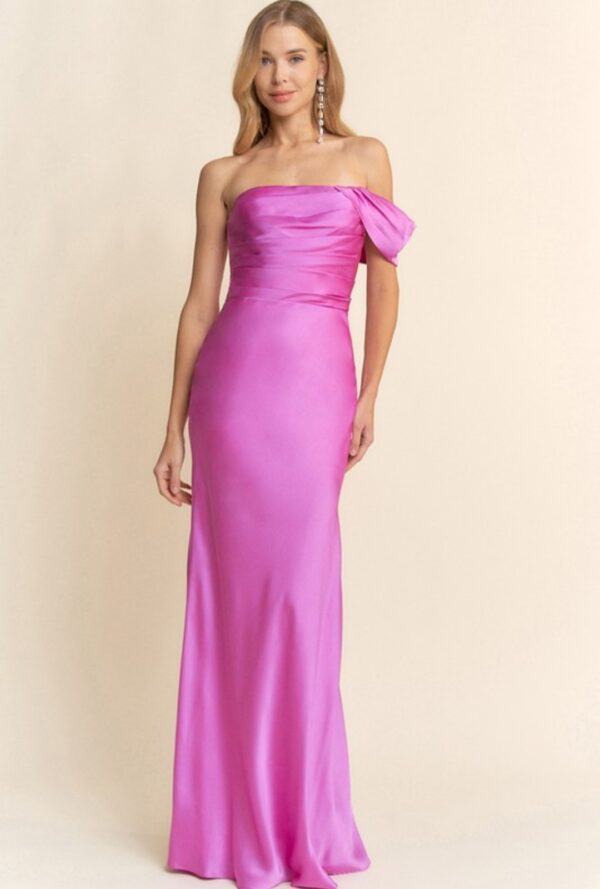 Pink Satin dress